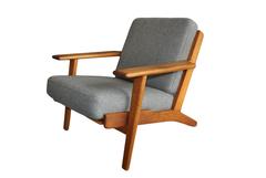 1950s Hans J Wegner, GE290 Oak 'Plank' Chair