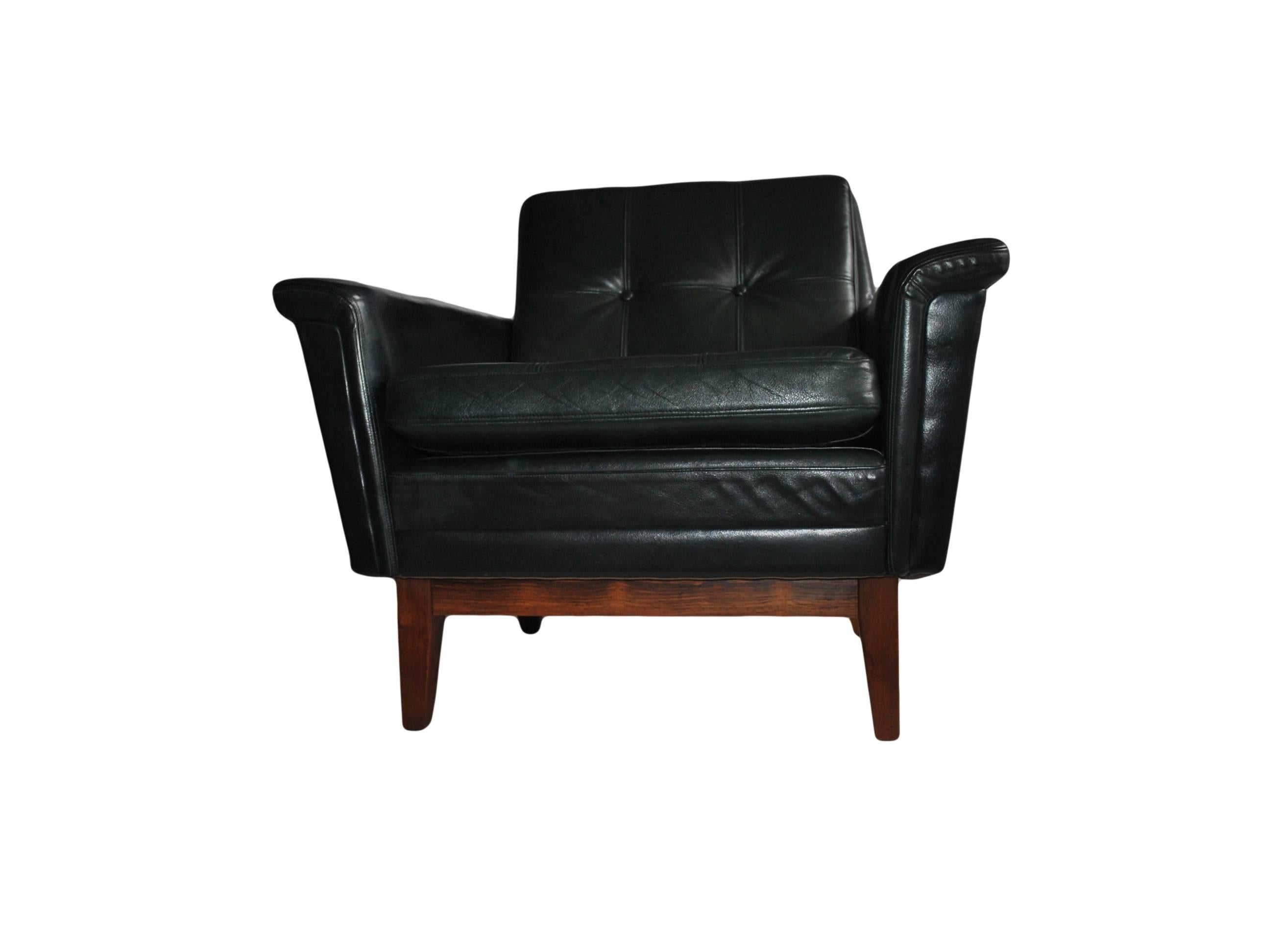 Danish Leather Club Chair 3