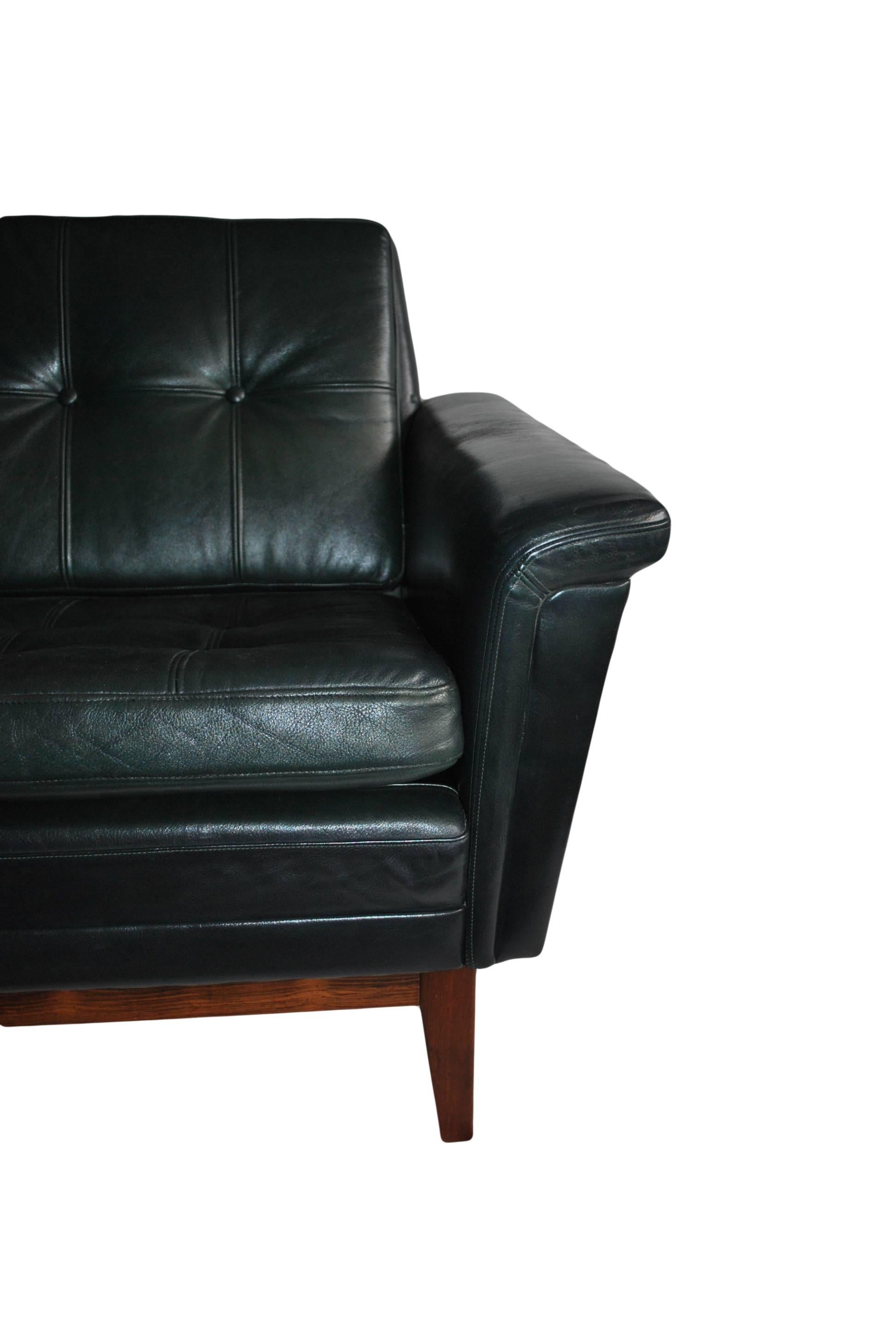 Danish Leather Club Chair 2