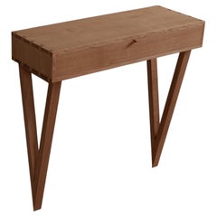 Coiffeuse de console fabriquée à la main, en chêne anglais massif, par SUM Furniture