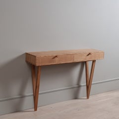 Handcrafted Modernist Oak Vanity