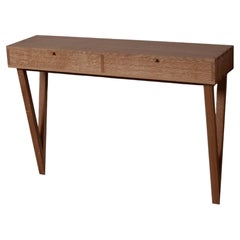 Bureau mural en chêne fabriqué à la main - Table console par SUM Furniture