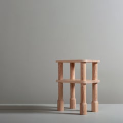 Handcrafted Contemporary English Ash End Table