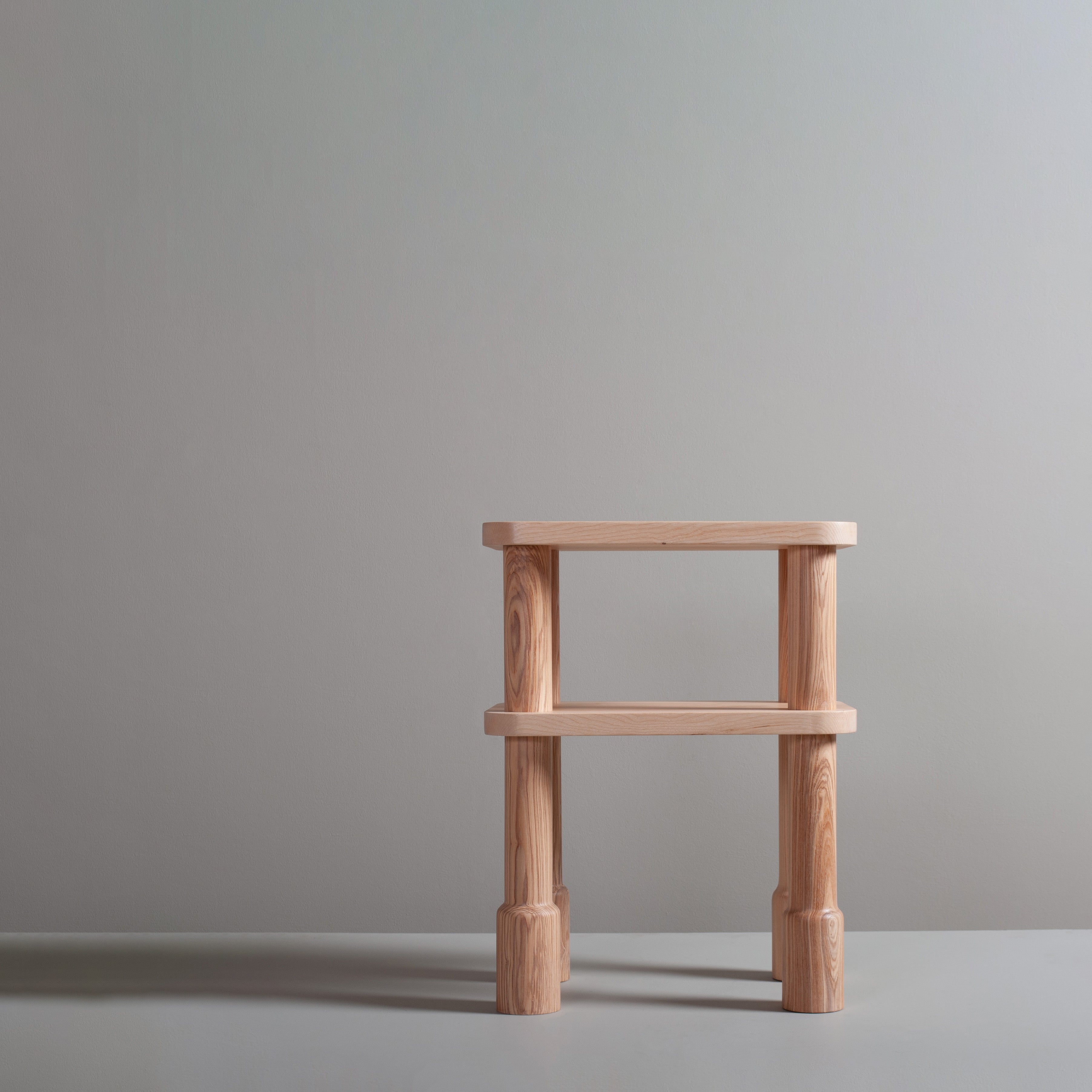 Handcrafted Contemporary English Ash End Table