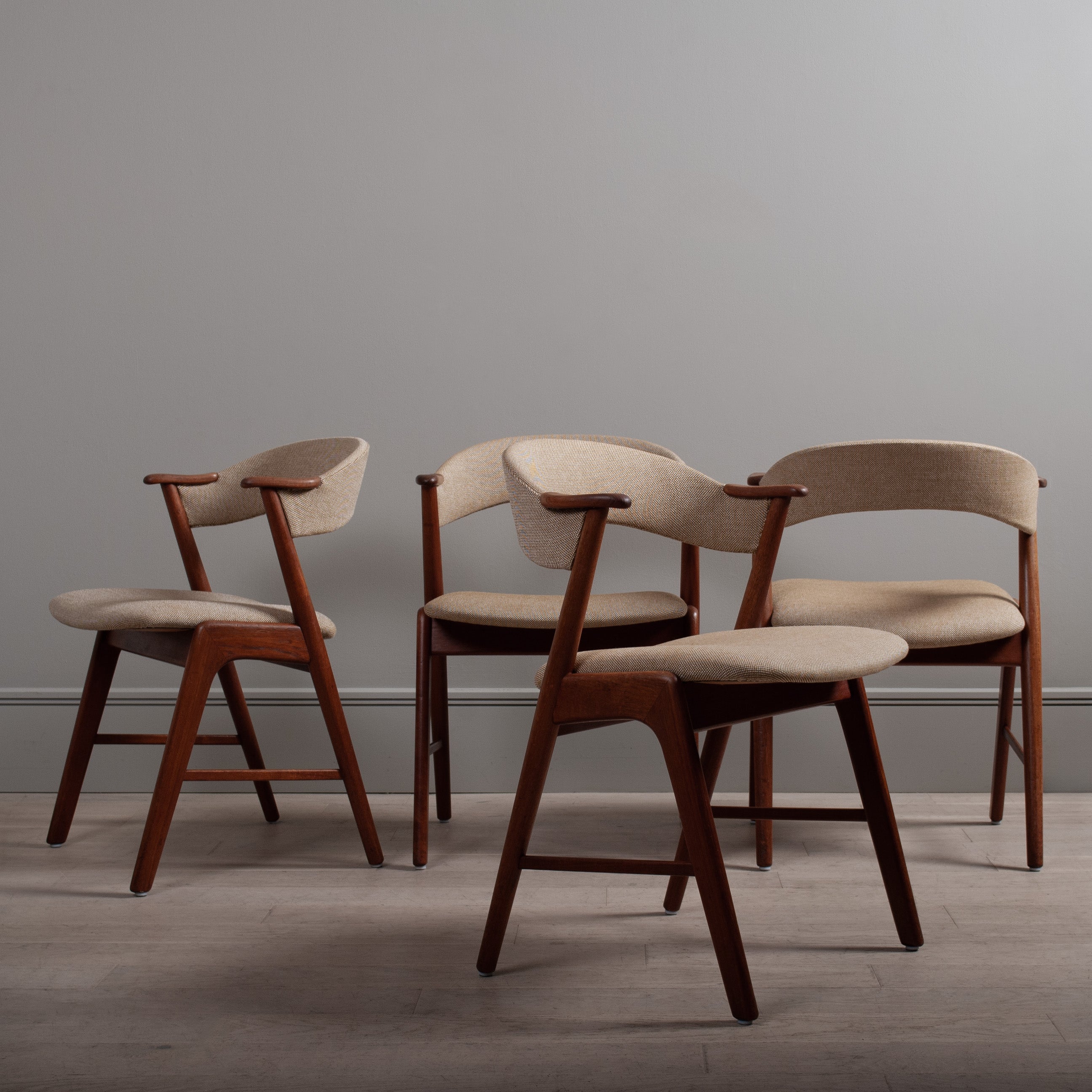 Chaises de salle à manger modernistes Korup Stolefabrik, lot de 4