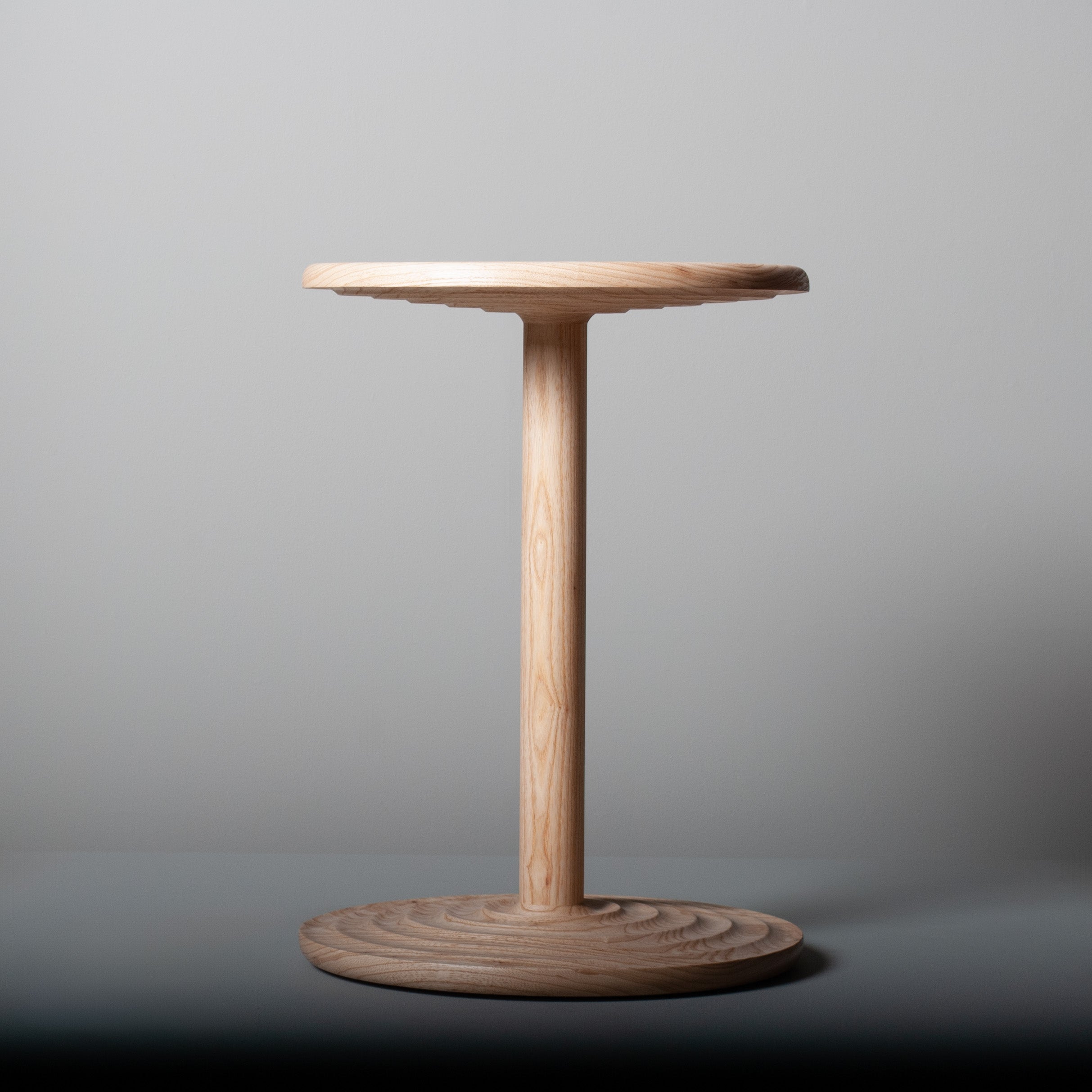 Large Handcrafted English Ash Side Table