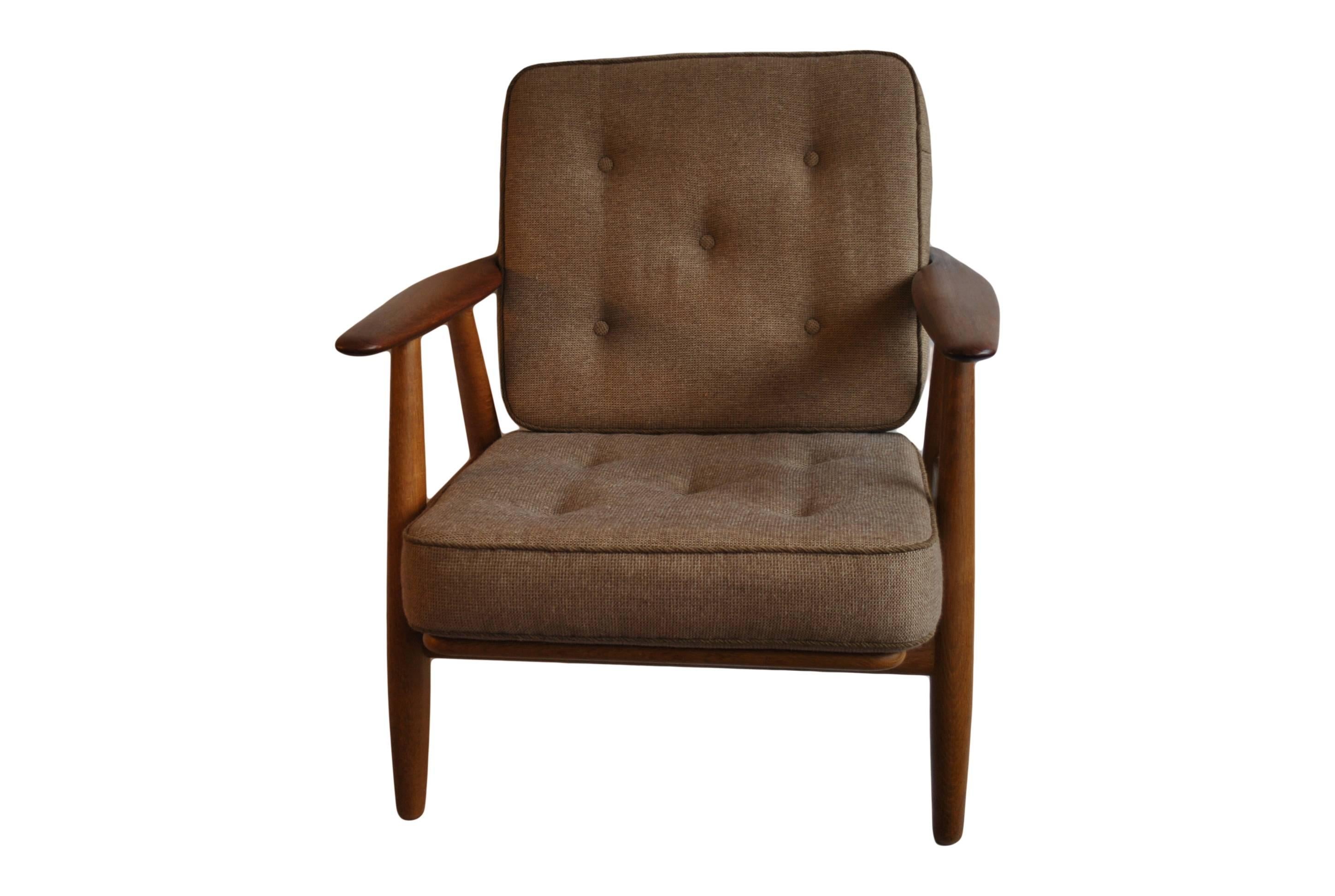 Danish Hans J Wegner GE240 Cigar Chair, Original GETAMA Model