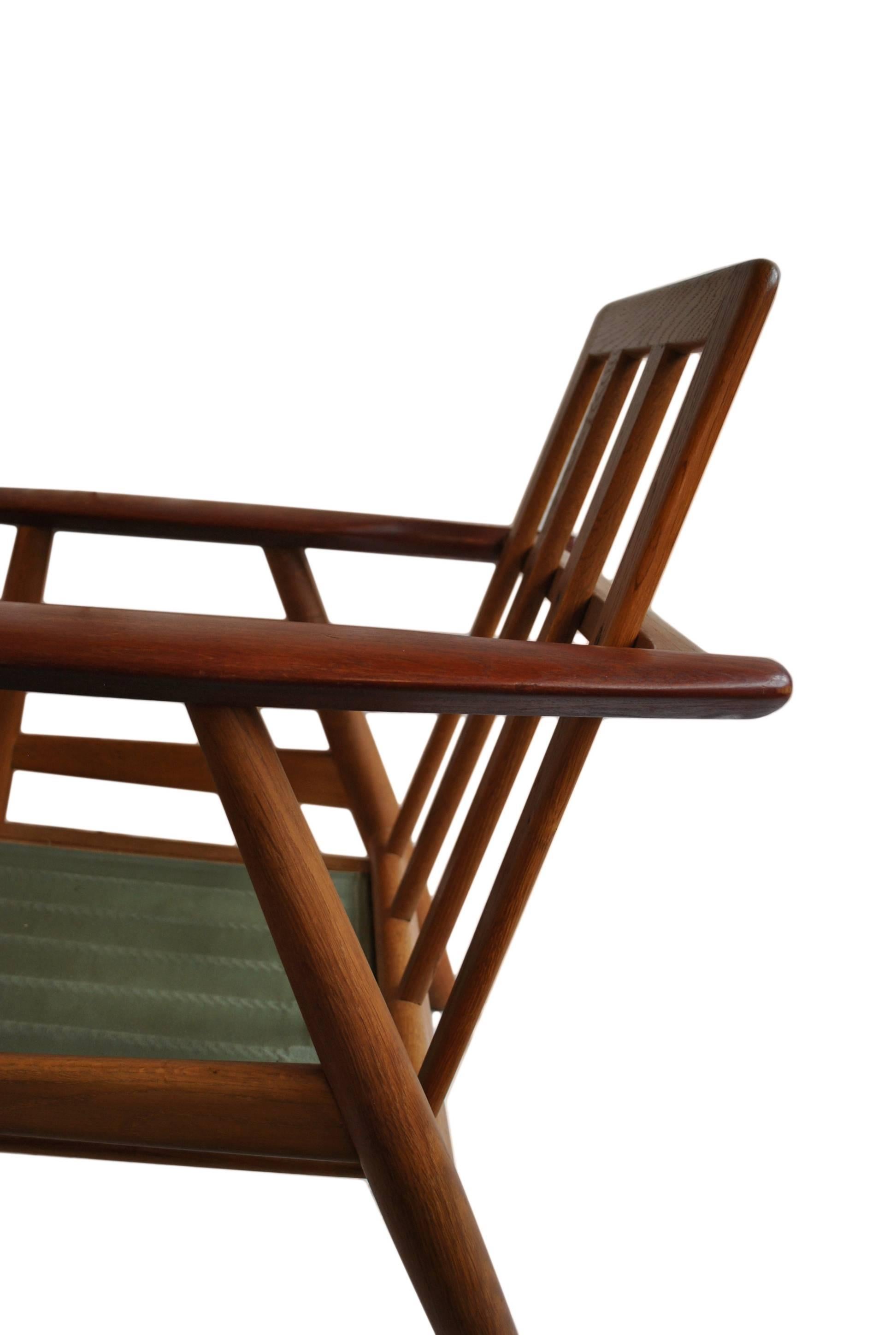 Hans J Wegner GE240 Cigar Chair, Original GETAMA Model 1