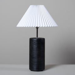 Handcrafted Yakisugi Pillar Lamp