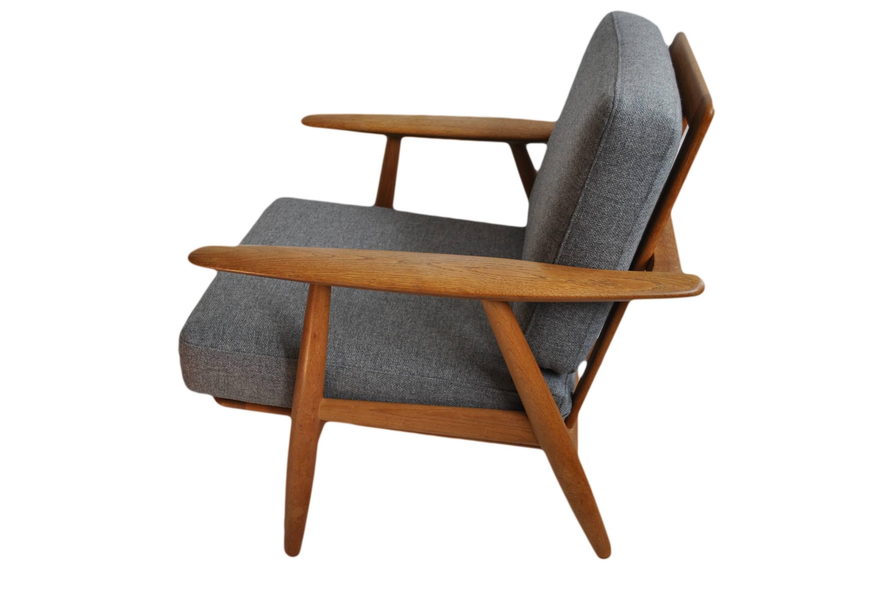 Danish Hans J Wegner Cigar Chair, Original Getama