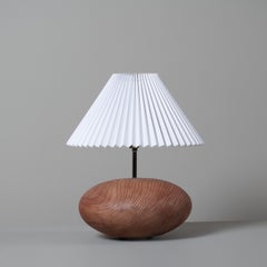 Handcrafted Sequoia Wood Lamp