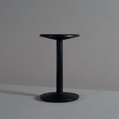 Handcrafted Ebonised Ash Side Table