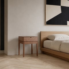 Handcrafted English Oak Drawer Nightstand by SUM Furniture