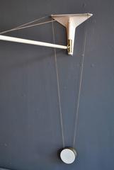 Rare Midcentury Counterbalance Wall Lamp
