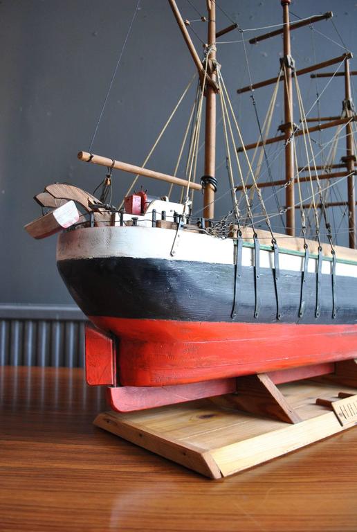Large Scandinavian ScratchBuilt Model Ship at 1stDibs large model