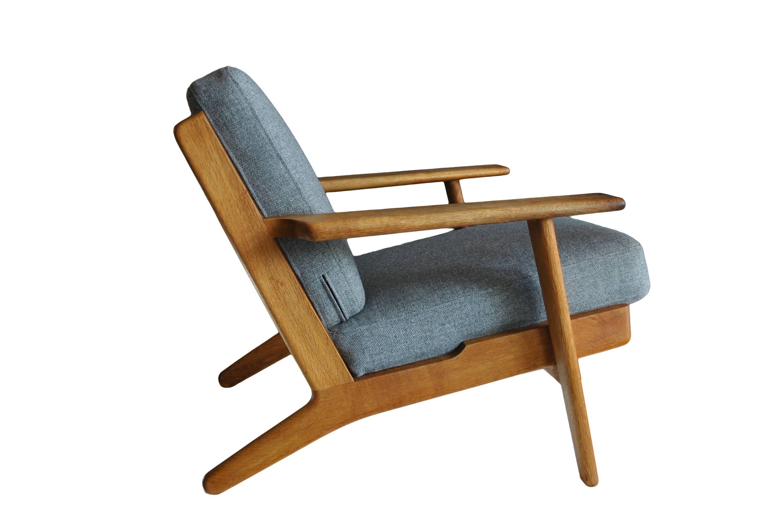 1950s Hans J Wegner, GE290 Oak 'Plank' Chair In Excellent Condition In London, GB
