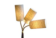 Danish Mid-Century Three Headed Floor Lamp