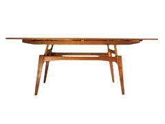 Danish Teak Elevator Table Designed by Kai Kristiansen