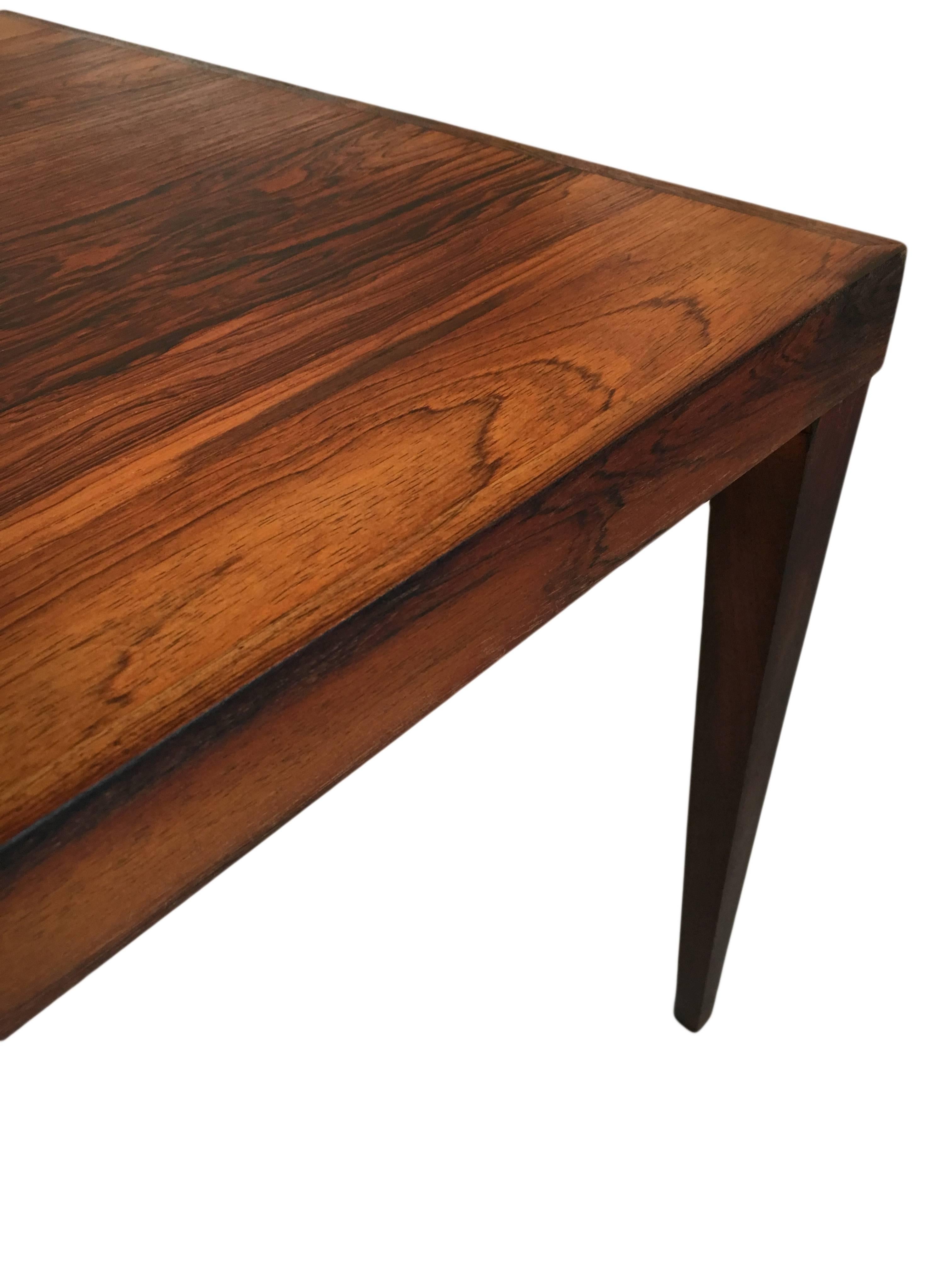 Danish Midcentury Rosewood Coffee Table In Excellent Condition In London, GB