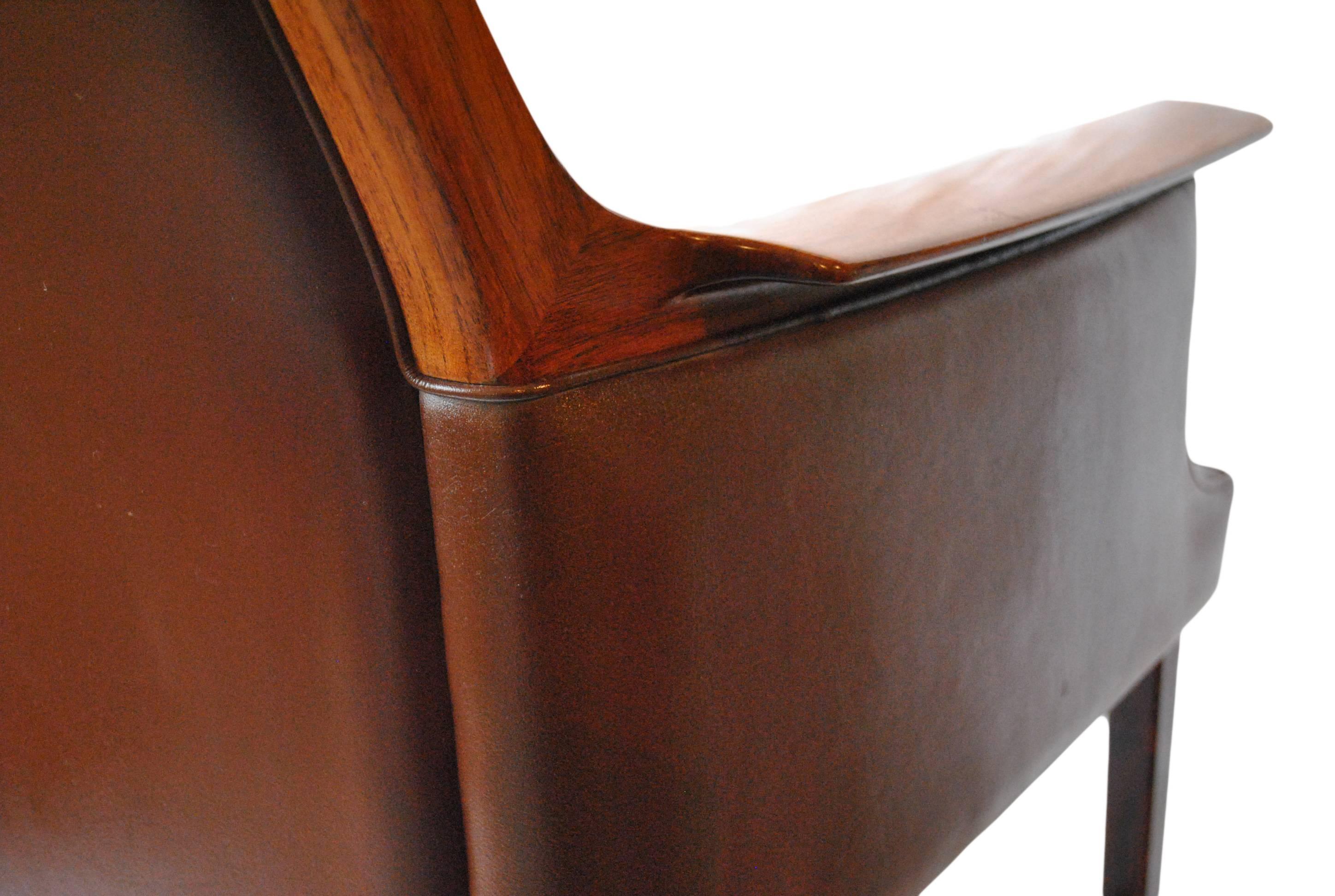 Hardwood Torbjørn Afdal Armchair, Minerva, Nesjestranda Mobelfabrik