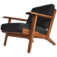 Pair of Original Hans J Wegner ge290 Lounge Chair
