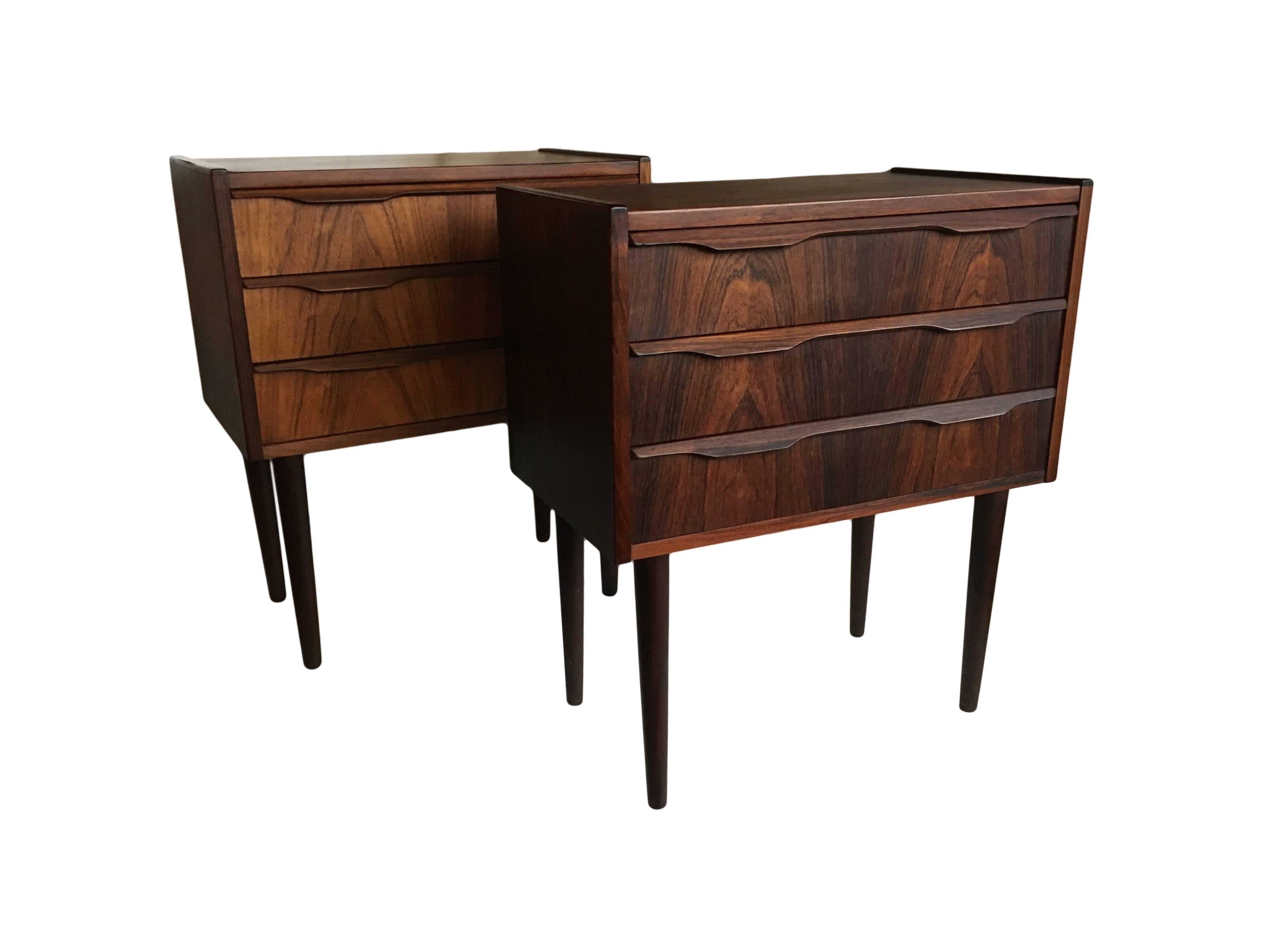 Pair of Midcentury Danish Nightstands 4