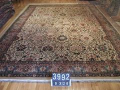 Antique Pictorial Tabriz with Animals