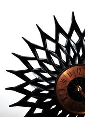 Vintage Sunburst Wall Clock