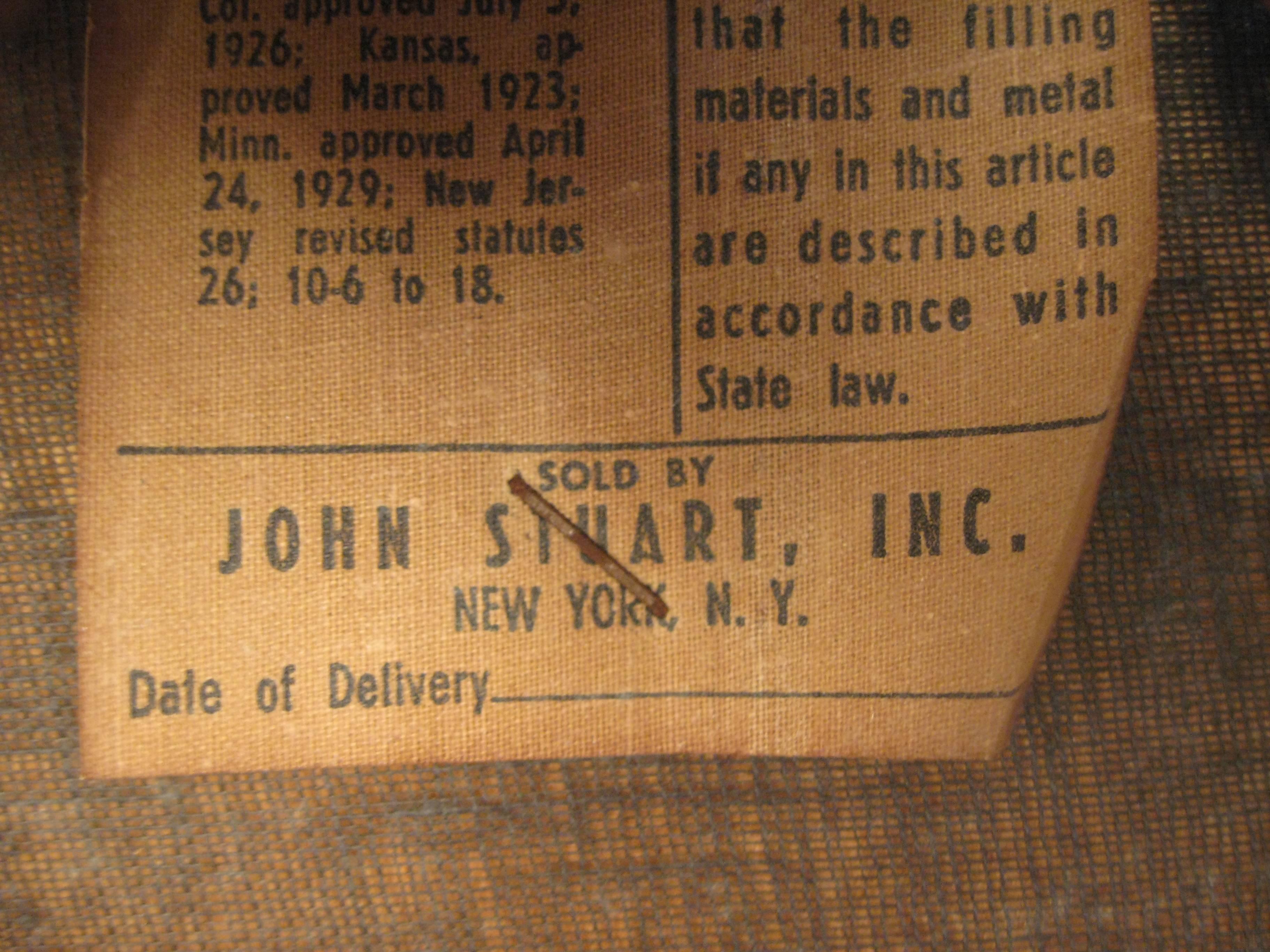 Mid-20th Century Six John Stuart Modern Walnut and Caned Dining Chairs