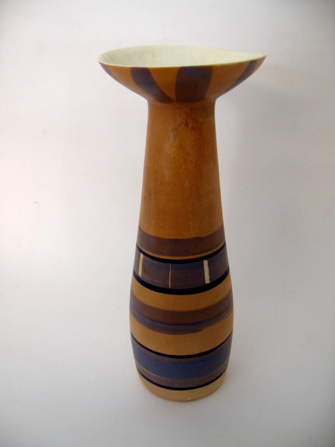 Large MidCentury Modern California Pottery Vase at 1stdibs