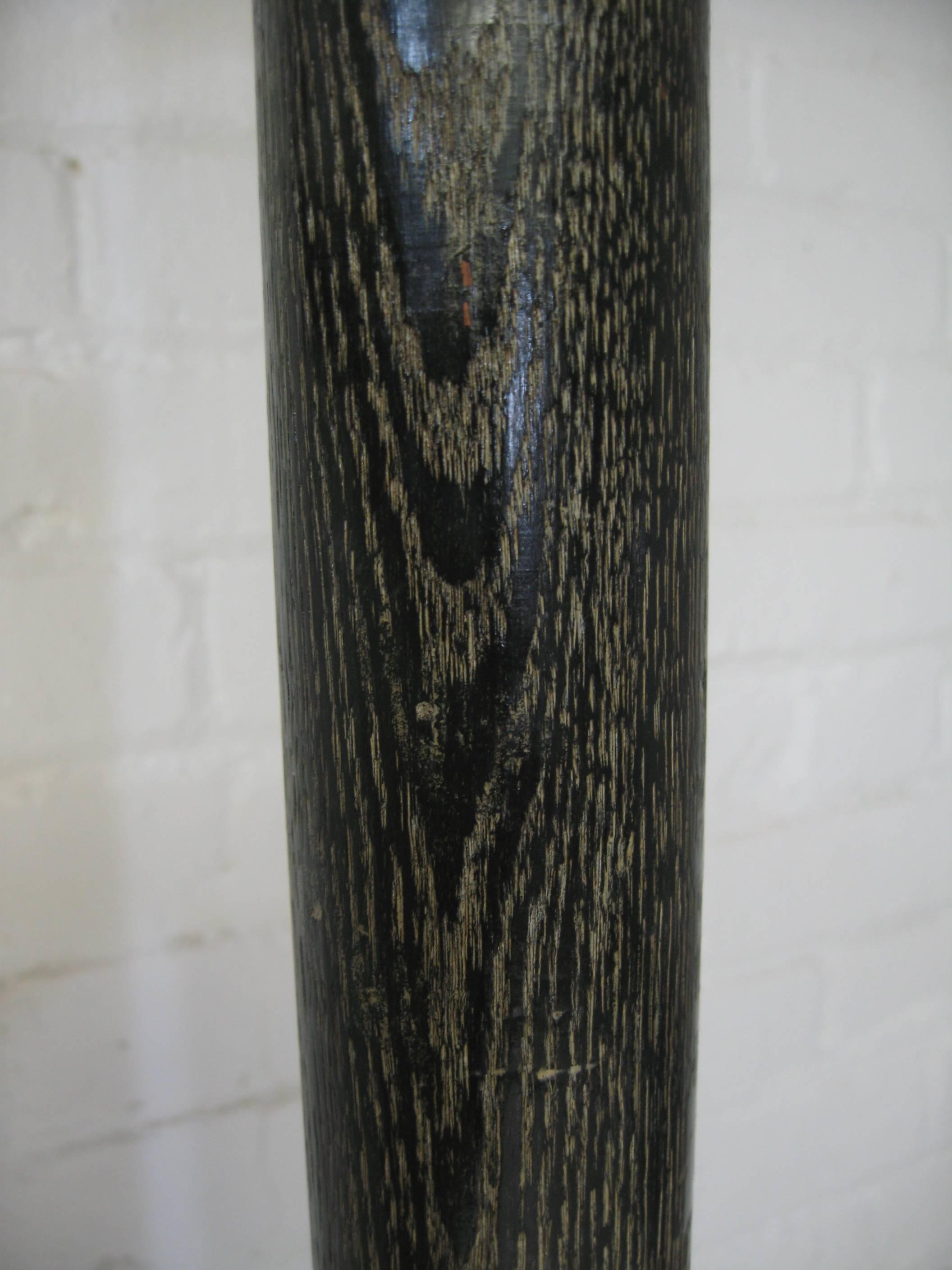 American Moderne Cerused Oak Articulated Floor Lamp
