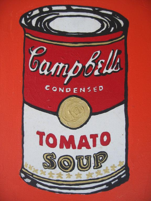 Ed Higgins Pop Art Campbell's Tomato Soup Can Painting at ...