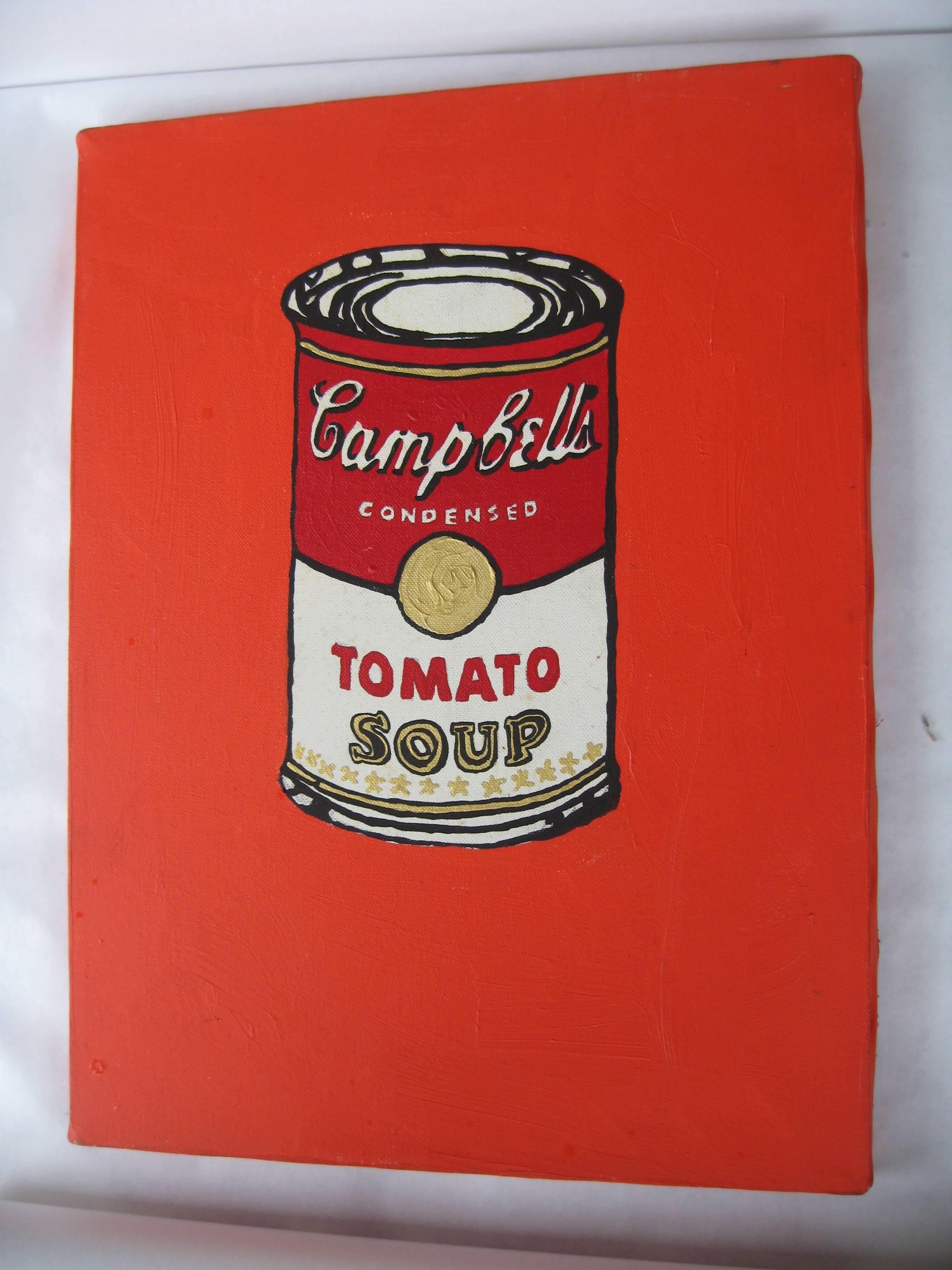 Post-Modern Ed Higgins Pop Art Campbell's Tomato Soup Can Painting