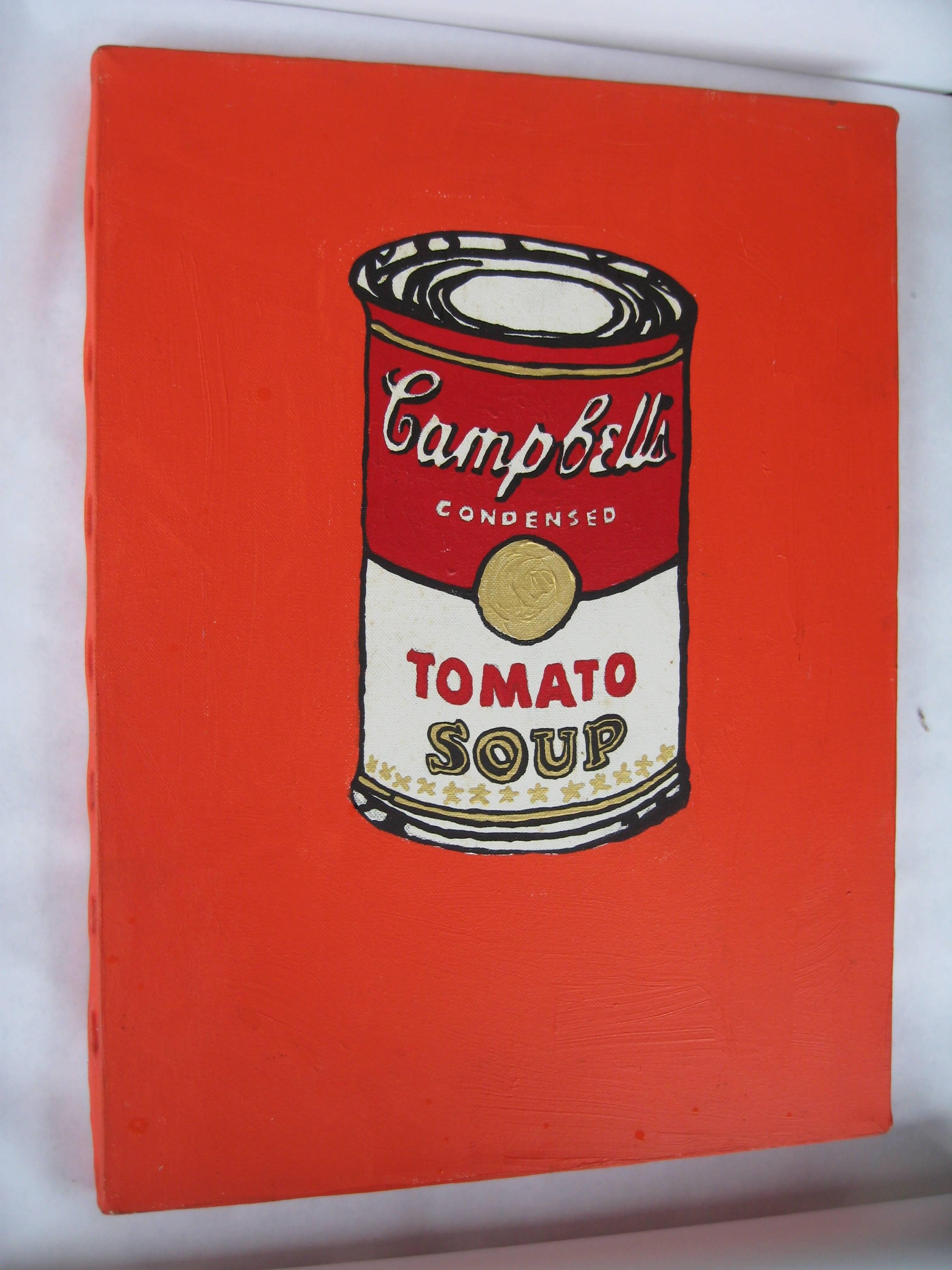 American Ed Higgins Pop Art Campbell's Tomato Soup Can Painting