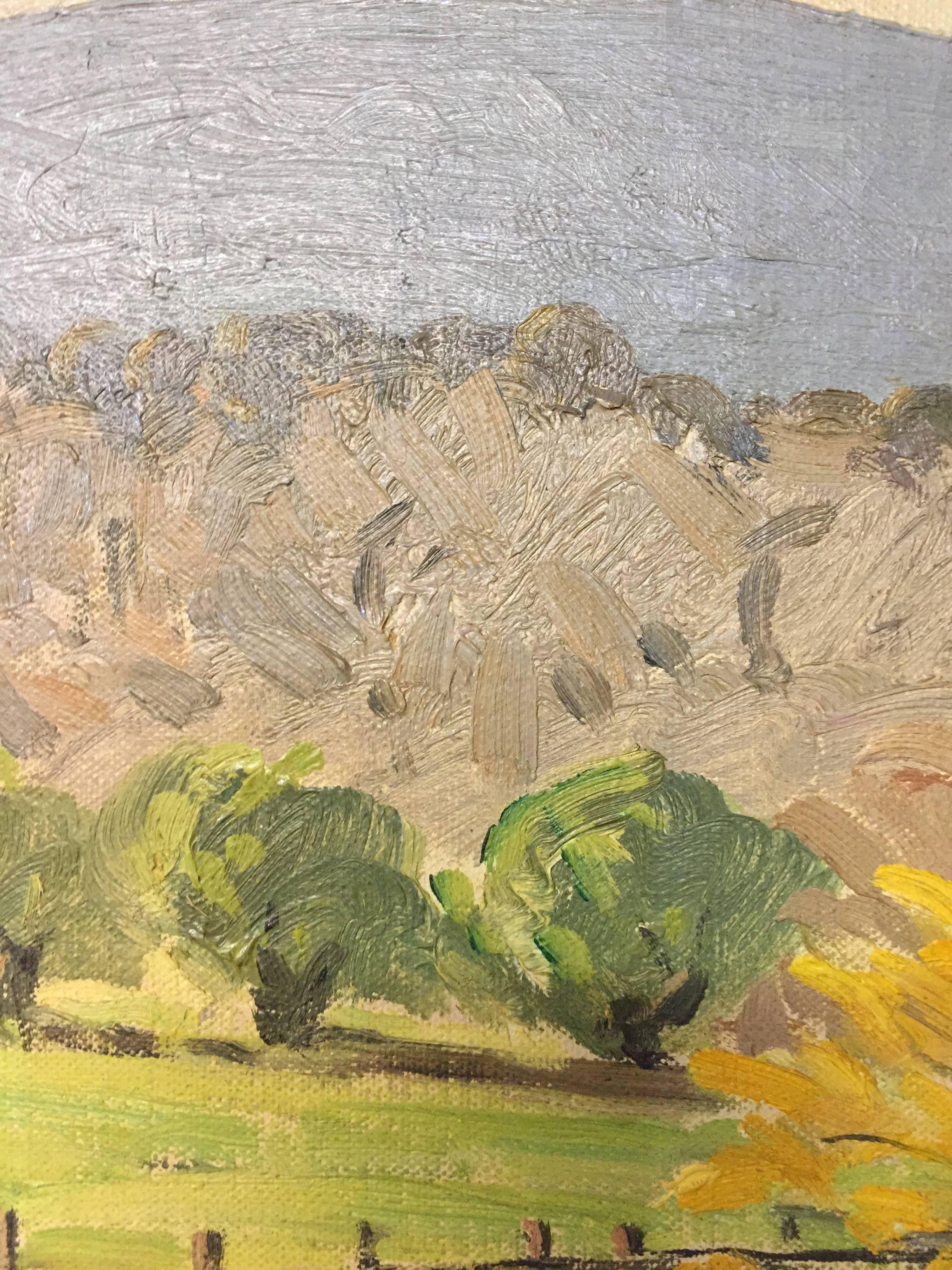 Emile Walters Hudson Valley Pastoral Landscape Painting 2