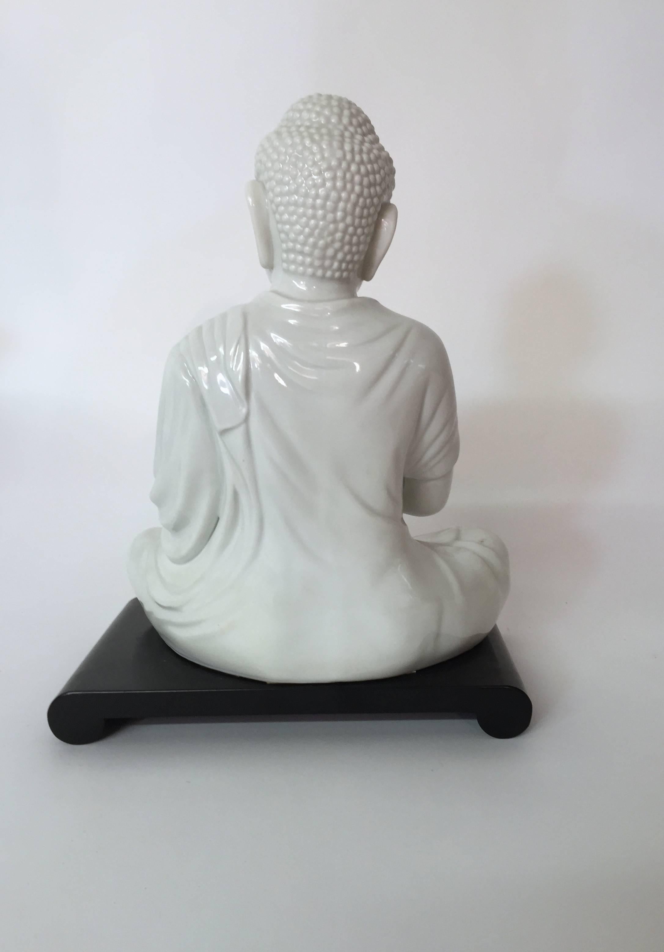 Post-Modern Fitz and Floyd Porcelain Buddha