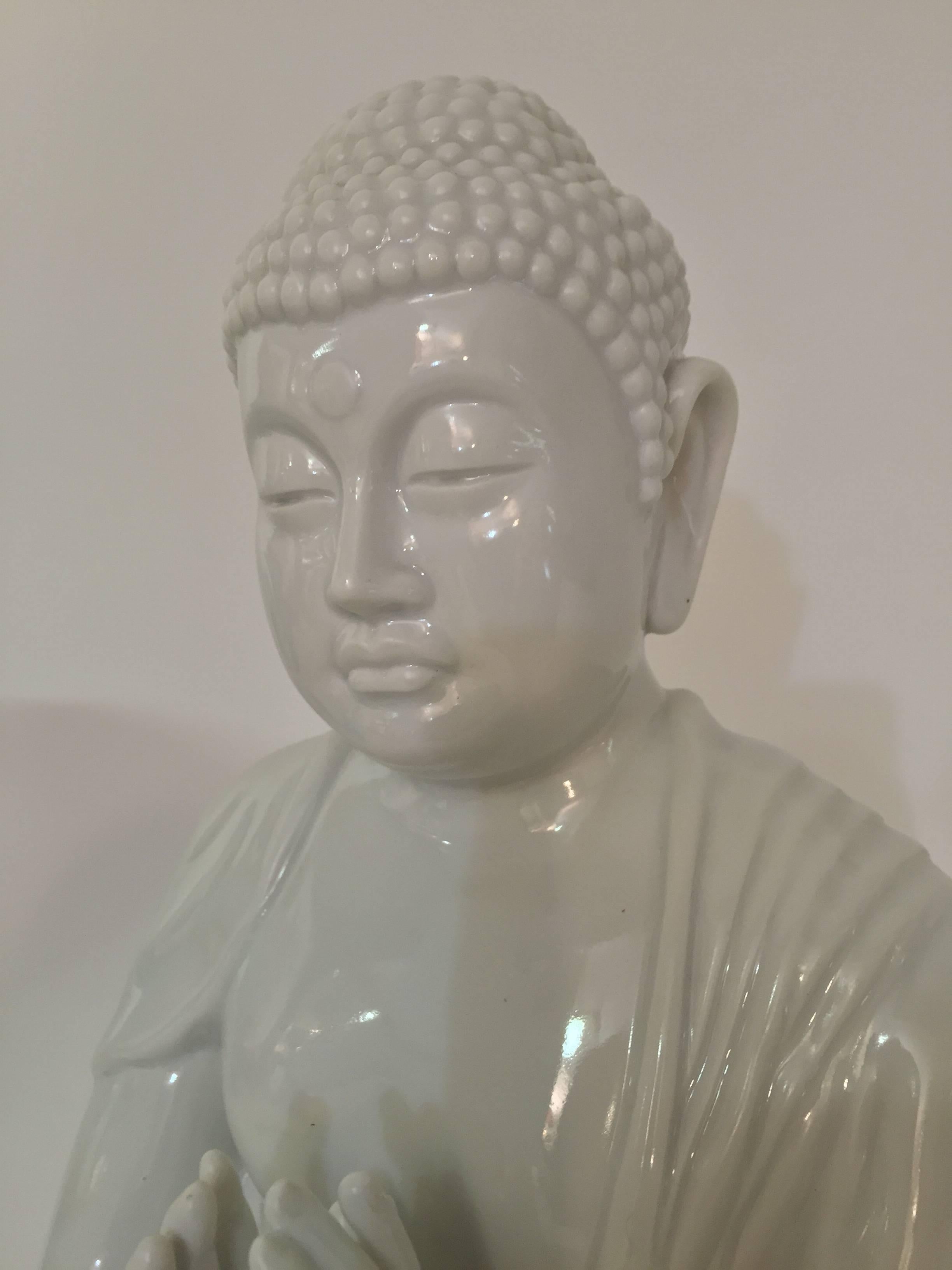 Fitz and Floyd Porcelain Buddha 1