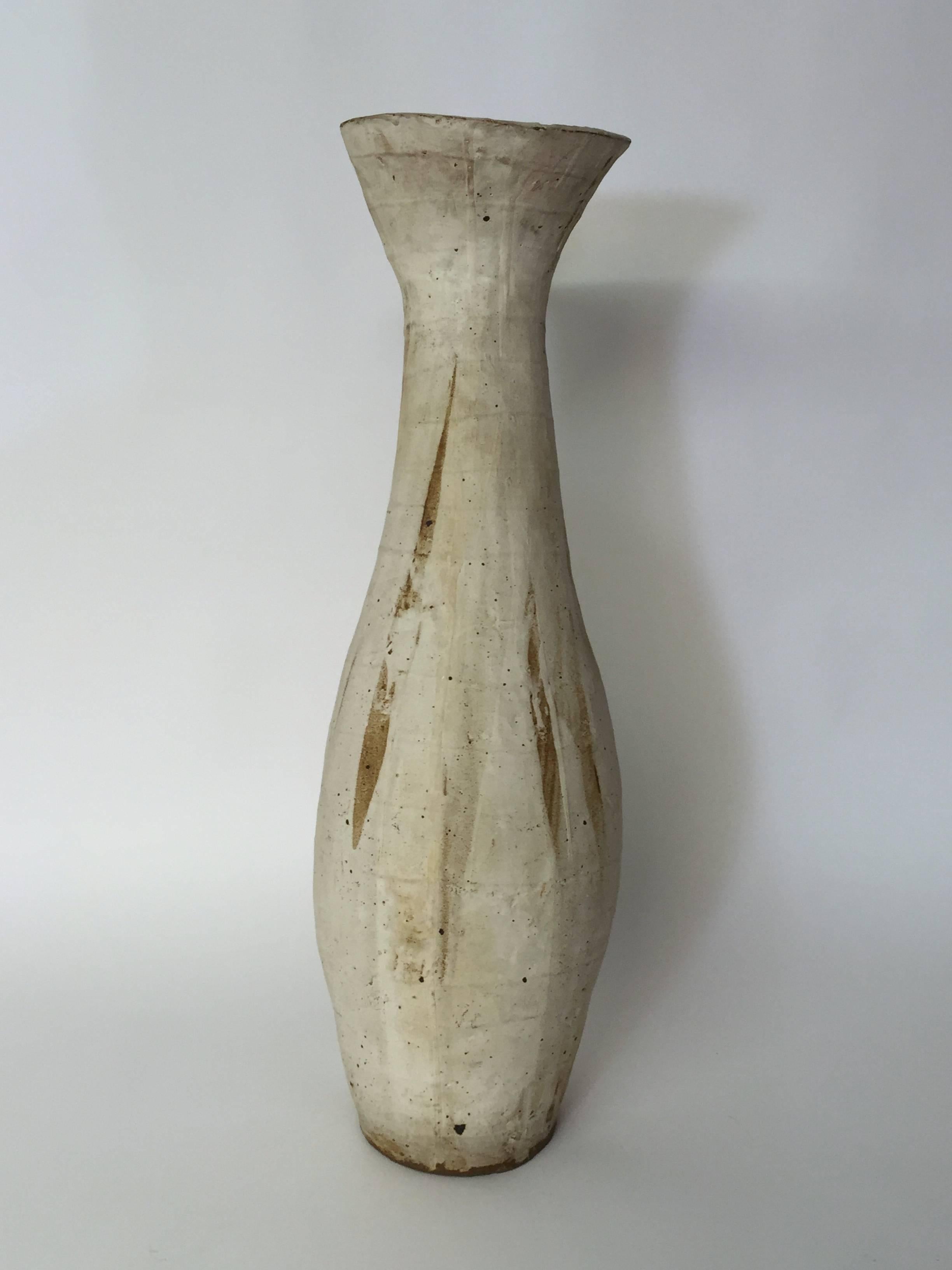 Mid-Century Modern Large and Beautiful 1960s Earthenware Studio Pottery Vase