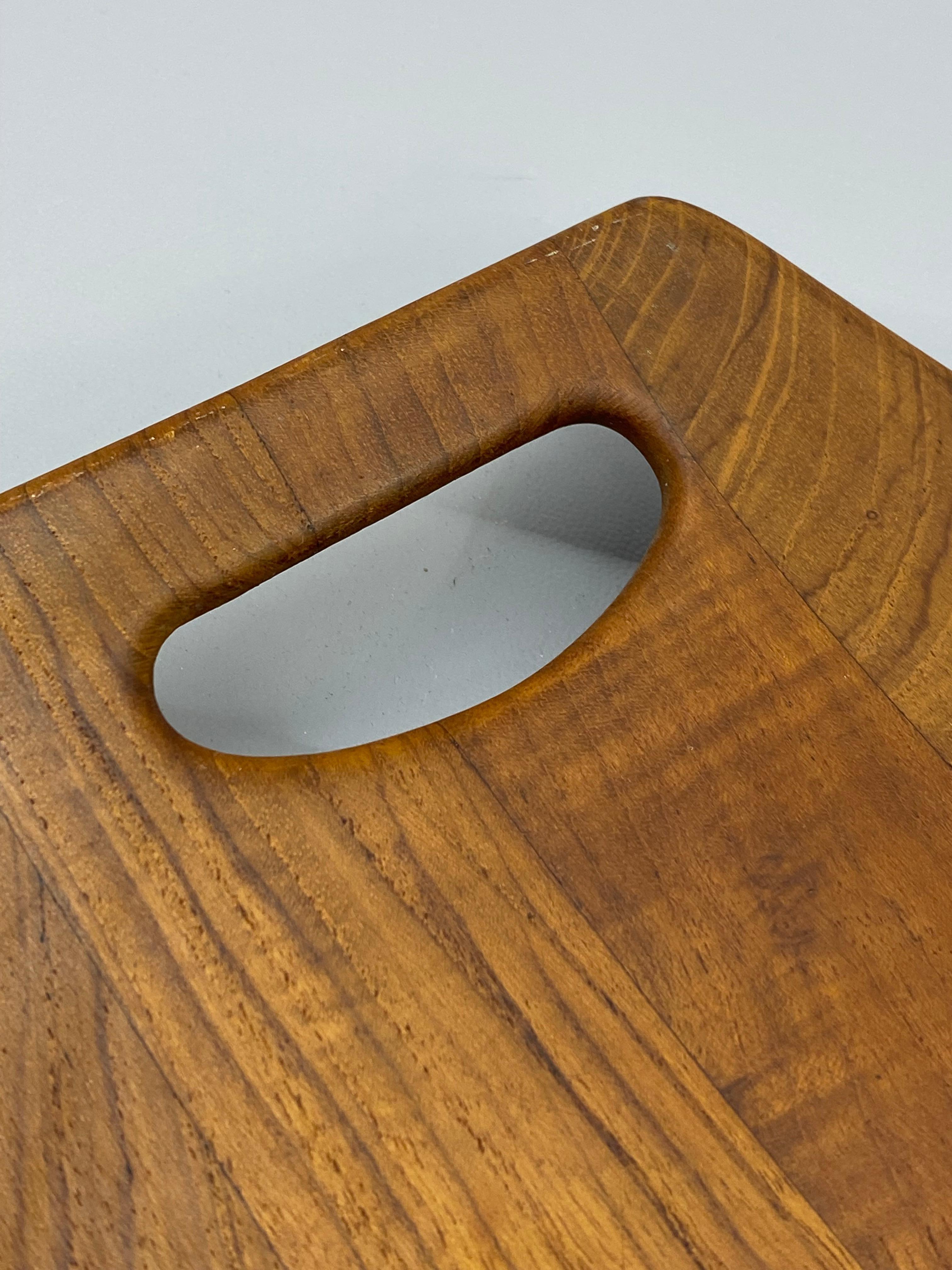 Early Dansk Jens Quistgaard Staved Teak Platter, 801 For Sale 1
