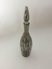 Gio Ponti for Venini Aubergine a Canne Bottle with Stopper