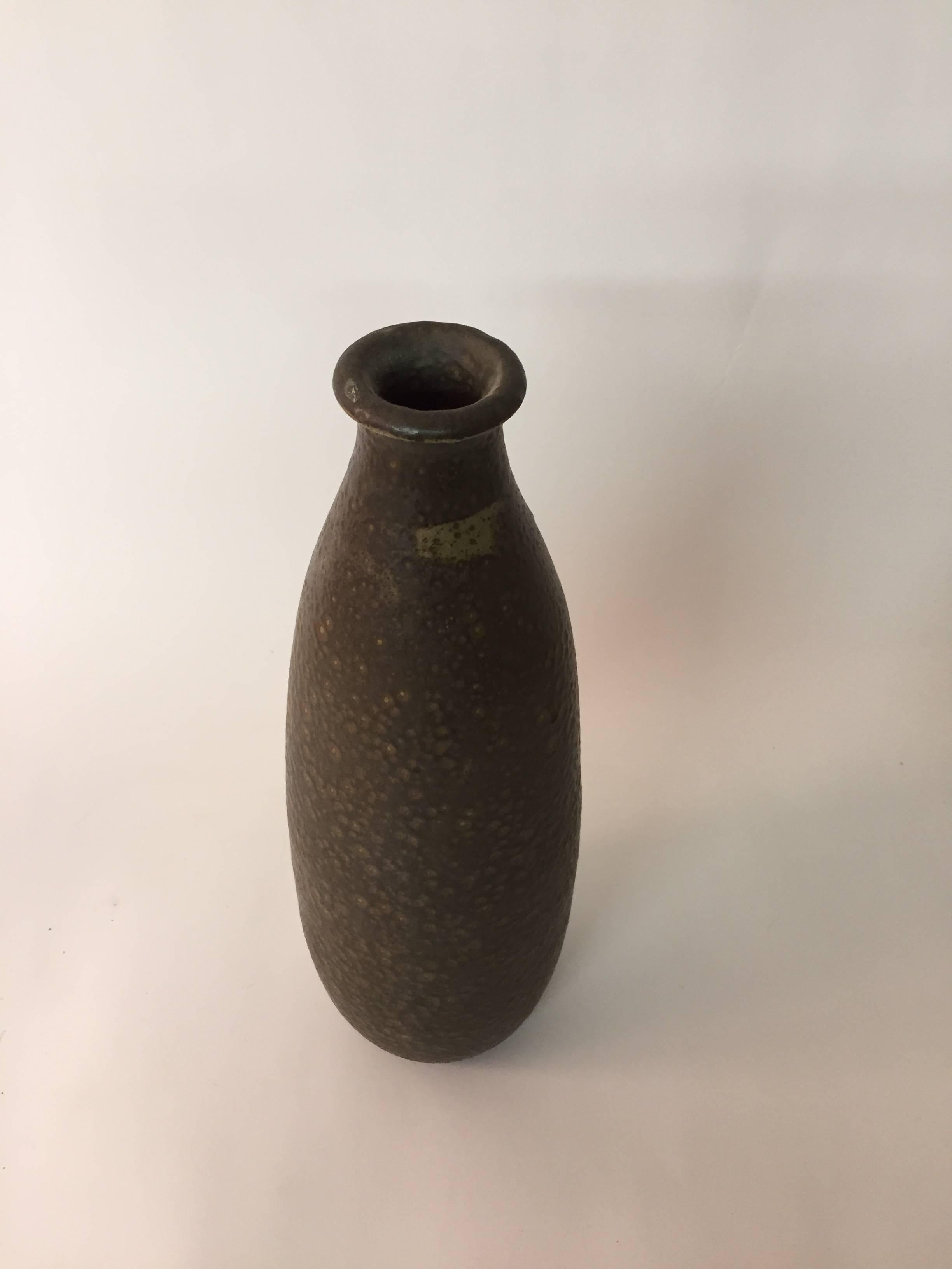 American Marvin Garner 1960s Modernist Studio Pottery Vase
