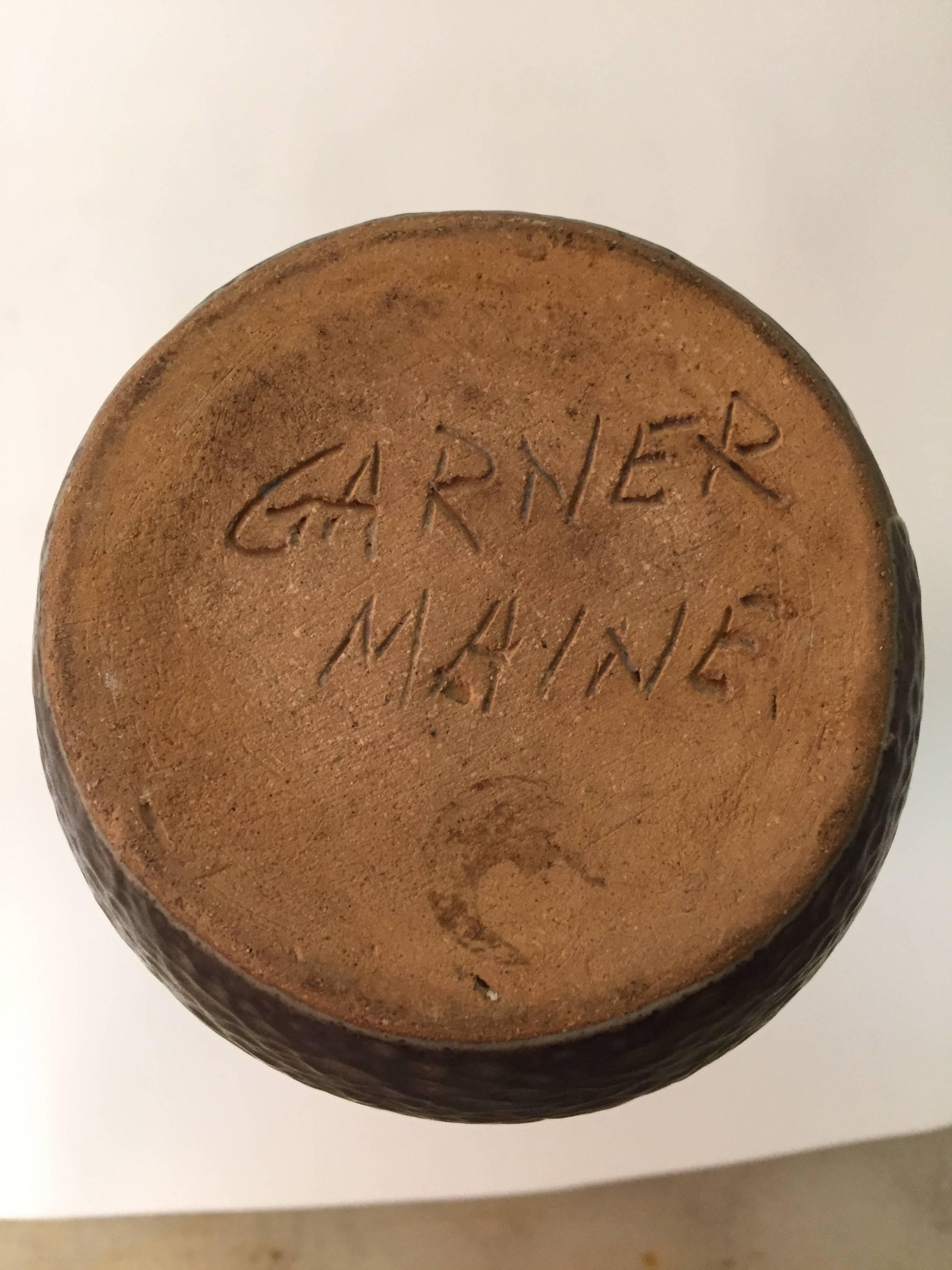 Marvin Garner 1960s Modernist Studio Pottery Vase 1