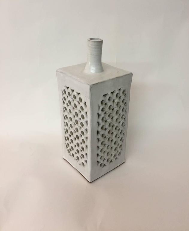 Herefordshire English 1960s Modernist Ross on Wye Pottery Vase at
