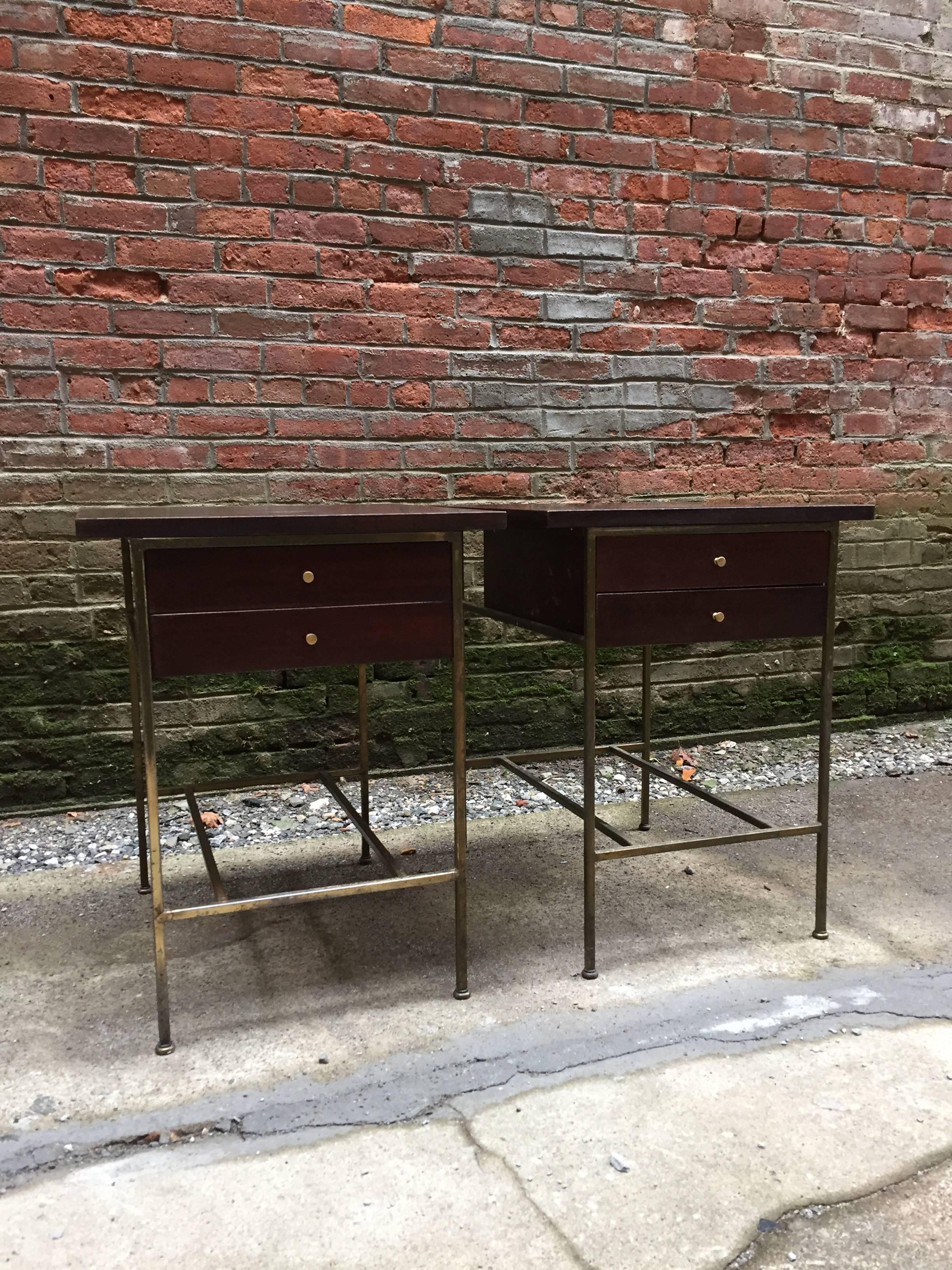 Mid-Century Modern Pair of Paul McCobb Irwin Collection End Tables