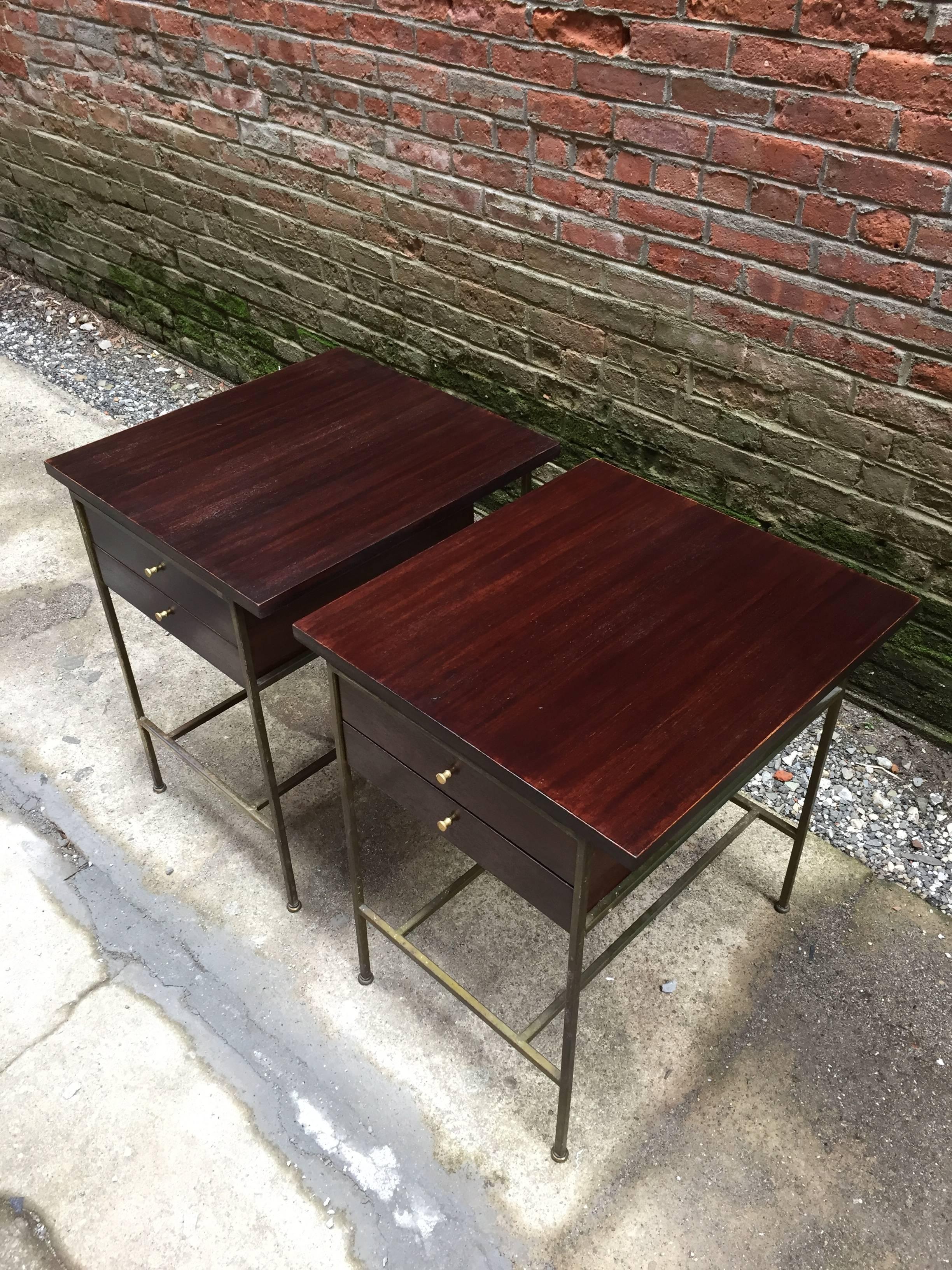 American Pair of Paul McCobb Irwin Collection End Tables