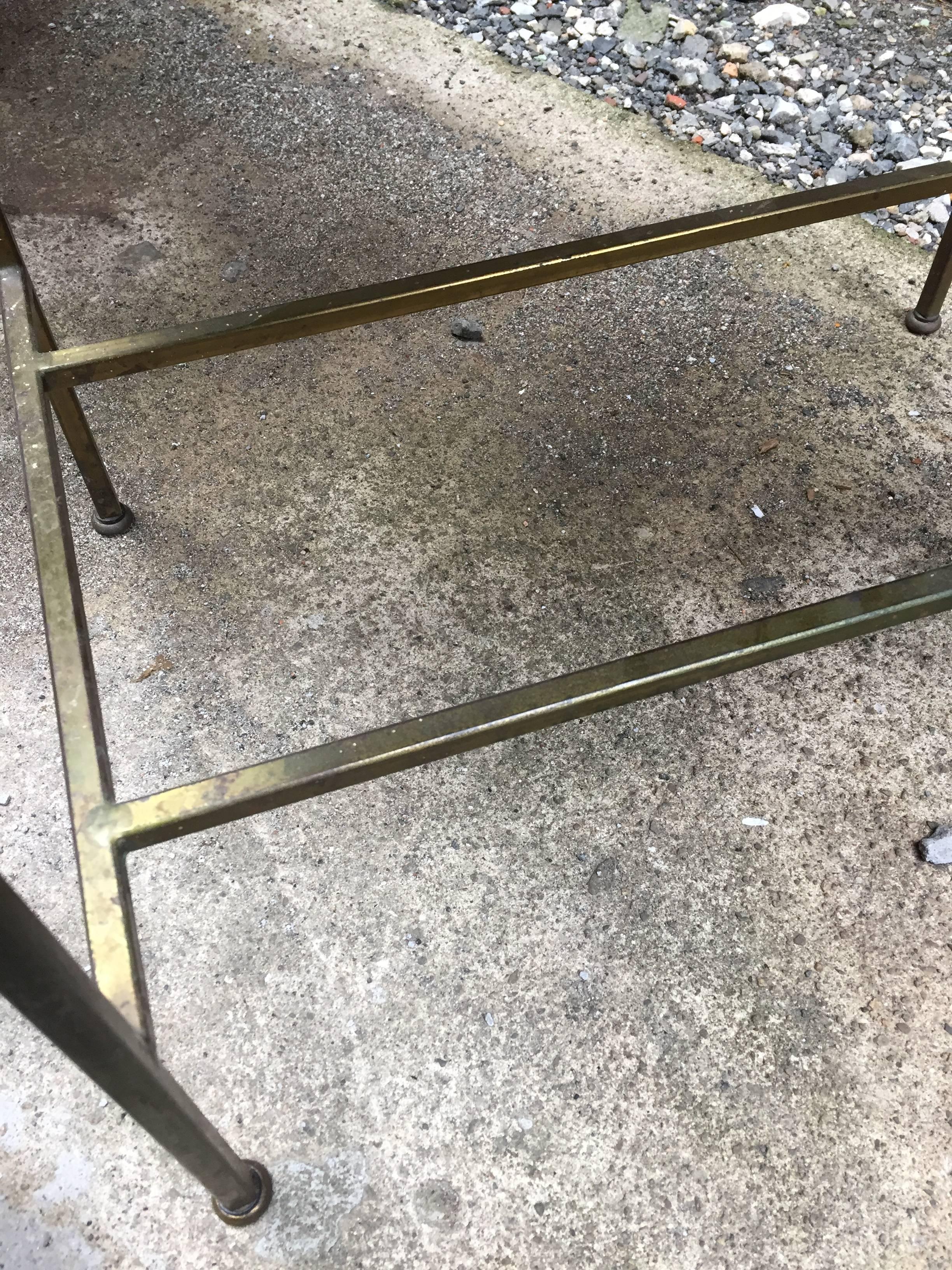 Brass Pair of Paul McCobb Irwin Collection End Tables