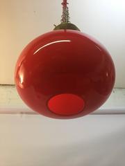 Holmegaard Glass Pendant Orb Light Fixture