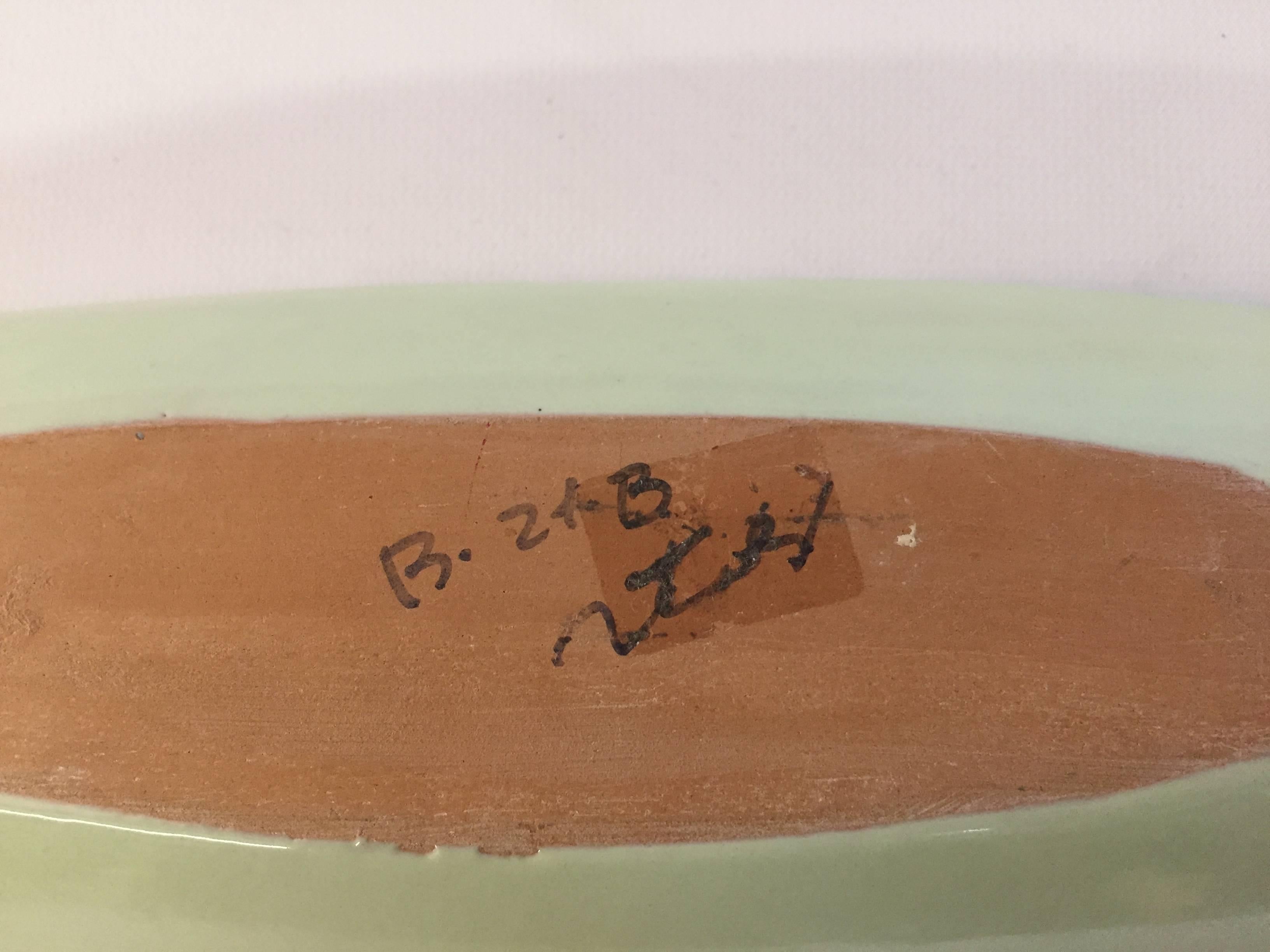 Mid-20th Century Early Bitossi Italian Art Pottery Fish