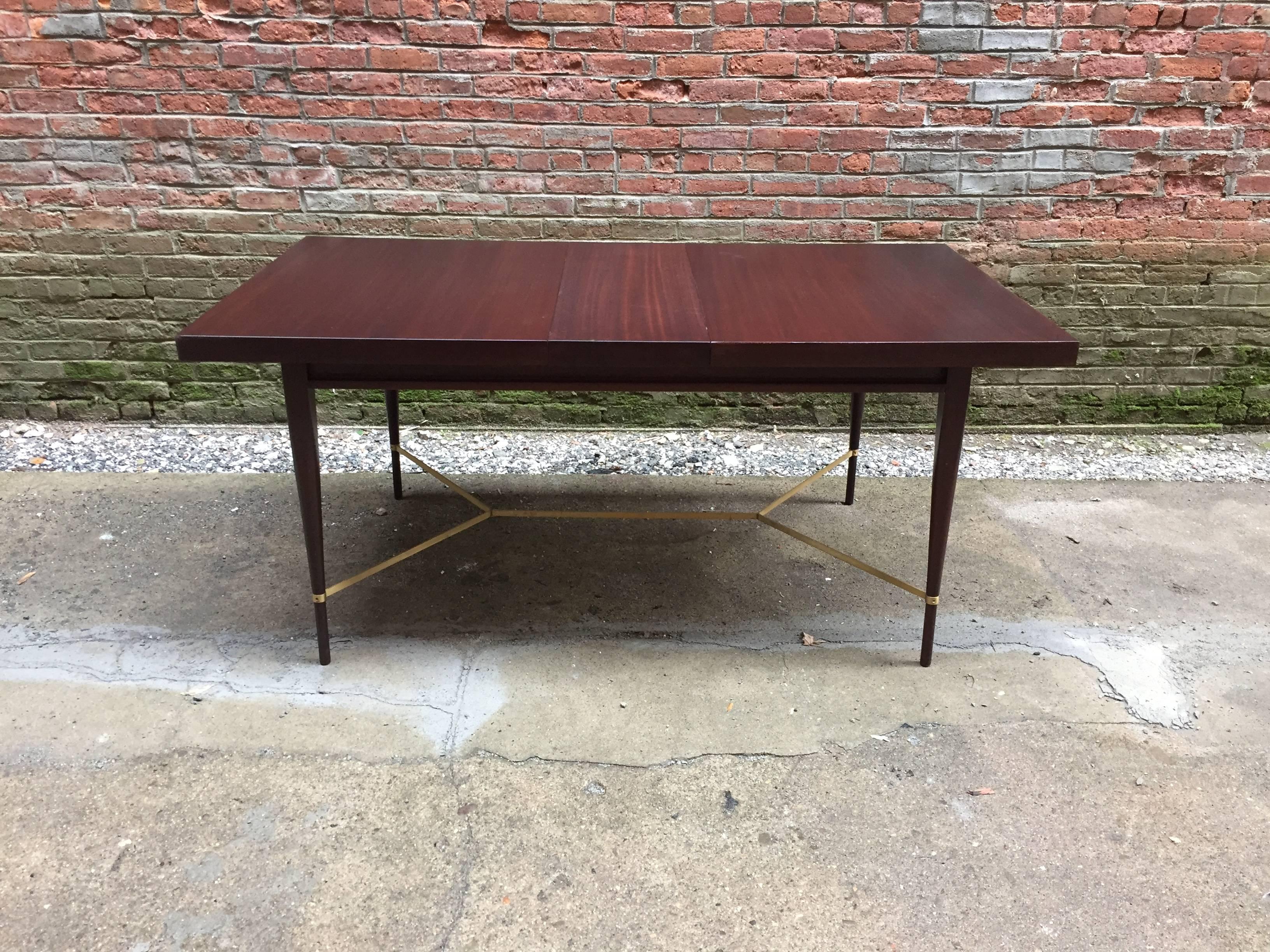 Brass Paul McCobb Calvin Irwin Collection Dining Table