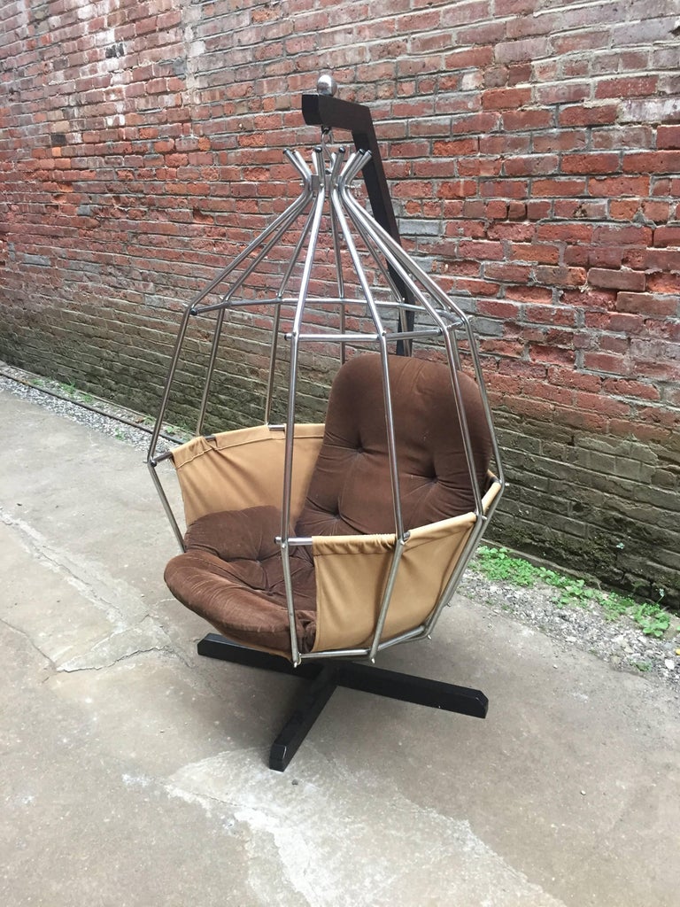 Ib Arberg Parrot Cage Swing Chair For Sale at 1stDibs bird cage chair
